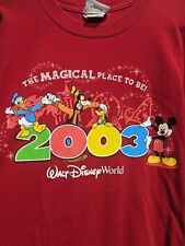 VINTAGE Walt Disney World 2003 Magical Place to Be,Donald,Goofy Graphic Tee Lrge picture
