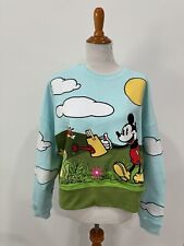 Disney Parks Mickey Garden Collection Short Sweatshirt By Mickey And Co Size M picture