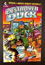 DESTROYER DUCK #1 (Eclipse Comics 1982) -- 1st Appearance GROO -- NM- picture
