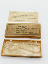 Antique Dewitt Clogless Saliva Ejectors P. N. Condit  Ritter Dental  In Box picture