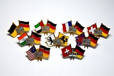 BUNDLE LOT FRIENDSHIP FLAGS GERMANY PIN BADGES LOT picture
