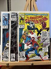 The Amazing Spiderman Comic Lot Of 3- Marvel 364, 365 (30th Anniversary) 367 picture