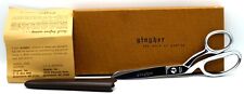 Vintage Gingher G-8 Knife Edge Chrome Dressmaker Scissors Original Box & Sheath picture