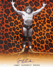 Jimmy ‘Superfly’ Snuka Wrestling Legend Signed LE 16x20 Color Photo (JSA) picture