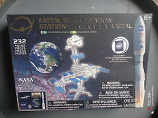 Nasa Metal Space Station 232 pieces including Nasa Stickers picture