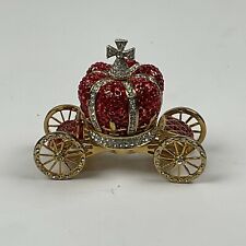Jeweled Crown Trinket Box on Carriage picture