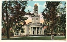 Vintage Postcard 1920's First Parish Meeting House Concord Massachusetts MA picture