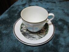 Vintage Capsco Washington DC Collectible Miniature Tea Cup & Saucer Capitol picture