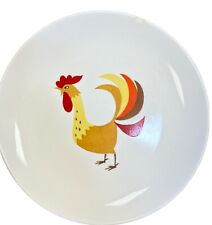 Set Of Four (4) 7.5 Inch 1962 Holt Howard Rooster Coq Rouge Ceramic Plate picture