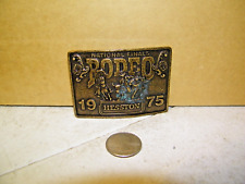 National Finals Rodeo 1975 Hesston Limited Collector's Belt Buckle picture