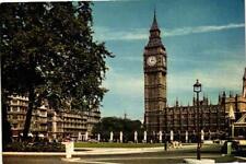 Parliament Square And Big Ben London England Postcard picture