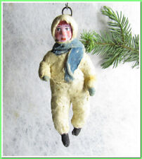🎄Vintage antique Christmas spun cotton ornament figure #85243 picture