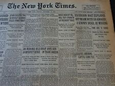 1930 DECEMBER 15 NEW YORK TIMES - EXCURSION BOAT EXPLODES OFF MIAMI - NT 5638 picture