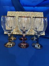 Cristalleria F.lli  Fumo s.r.l. Wine Glasses In Original Box, Set of 6 picture