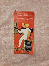 VTG 1944 The Rum Connoisseur Food and Drink Recipes Ronrico Rum picture