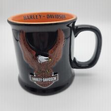 Harley-Davidson Coffee Mug 3D Eagle And Logo 2002 Vintage Pre Owned Biker Gift picture
