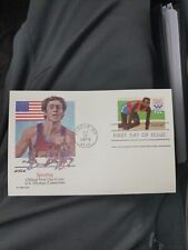 1979 Fleetwood Olympic Sprinting 10 Cent Post Card picture