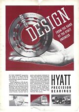 1937 Hyatt Precision Bearings Advanced Design Vintage Magazine Print Ad/Poster picture