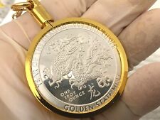 GSM 2024 YEAR OF THE DRAGON 1 Ounce (0.999) Silver Coin KEYCHAIN picture