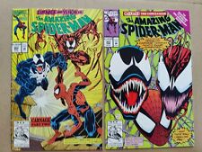 Amazing Spider-Man 362 FN 363 VF+ Nice Lot x2 Marvel 2nd 3rd Carnage Venom picture