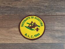 BSA Boy Scouts 1986 Pathways To Scouting B.L.C. Free picture