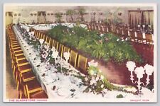 Chicago Illinois, The Blackstone Hotel Banquet Room, Vintage Postcard picture