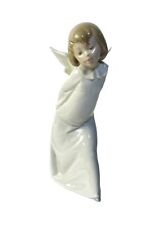 Vintage LLADRO CURIOUS ANGEL Figurine No 4960 Young Girl with Wings 9.5