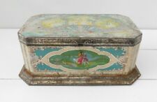 Vintage Artstyle Chocolate Candy Hinged Tin picture