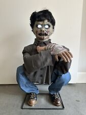Spirit Halloween Limb Eating Zombie Boy, Fully Works, Animatronic, Battery, Doll picture