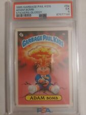 1985 Topps Garbage Pail Kids Series 1 Glossy Adam Bomb #8a PSA 5 picture