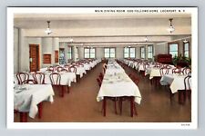 Lockport NY-New York, Main Dining Room, Odd Fellows Home Vintage Postcard picture