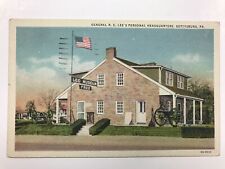 vintage 1934 general R E personal headquarters Gettysburg Pa postcard picture