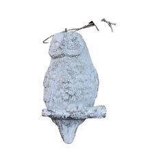 Silvestri  Silvered White Owl Christmas Ornament Hanging 4 inch picture