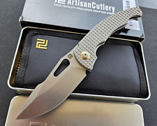 NEW Artisan Xcellerator Folding Knife 3.88