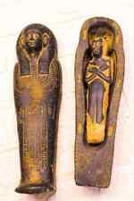 Handmade Egyptian goddess Isis Coffin, with Egyptian goddess ISIS ushabti inside picture