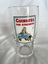 Guinness For Strength Beer Glass ~ The Guiness Museum ~Dublin Horse in Cart-NICE picture