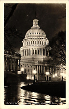 Vintage Postcard- 15-298. U.S. Capitol, Washington, DC. Real Photo, Posted 1947 picture