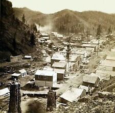 EARLY 1878 REPRODUCTION 8X10 PHOTOGRAPH DEADWOOD SOUTH DAKOTA  picture