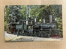 Postcard California Mt Tamalpais Scenic Railway Railroad Train Locomotive 3 picture