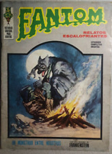 FANTOM (1973) Spanish Marvel B&W horror comics magazine Ploog Frankenstein VGVG+ picture