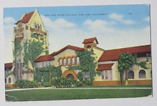 San Jose State College California Posted 1950 Vintage Linen Postcard picture