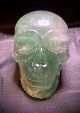 Jumbo Green Fluorite Skull Carving picture