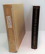 Americans of Jewish Descent by Malcolm H. Stern, Signed 1st Edition picture