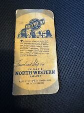 Chicago Northwestern Railway Note Pad 1938 1939 picture
