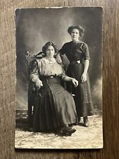 Early 1900’s Two Ladies from Watertown, SD - Antique Real Photo Postcard RPPC picture