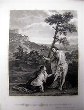 1838 BOOK PLATE PRINT PICTORAL HISTORY OF BIBLE BY TITIAN CHRIST'S RESURRECTION picture