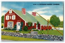 c1950's Home Of Putnam Pantry Candies Danvers Massachusetts MA Vintage Postcard picture