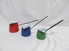 Vintage Enamel Dipper/ladle set of 3 picture