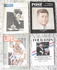 JFK - Kennedy - LIFE and POST Magazines - Lot of 4 - 1960's--Great Ads picture