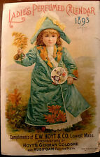 Original 1893 Hoyt’s German Cologne Calendar picture
